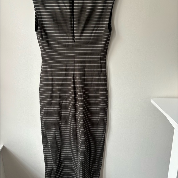Club Monaco Polished Ponte Knit Dress Sz 10 Maxi - Picture 6 of 12